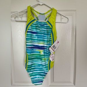 Speedo Girls one piece swimsuit- size 10
